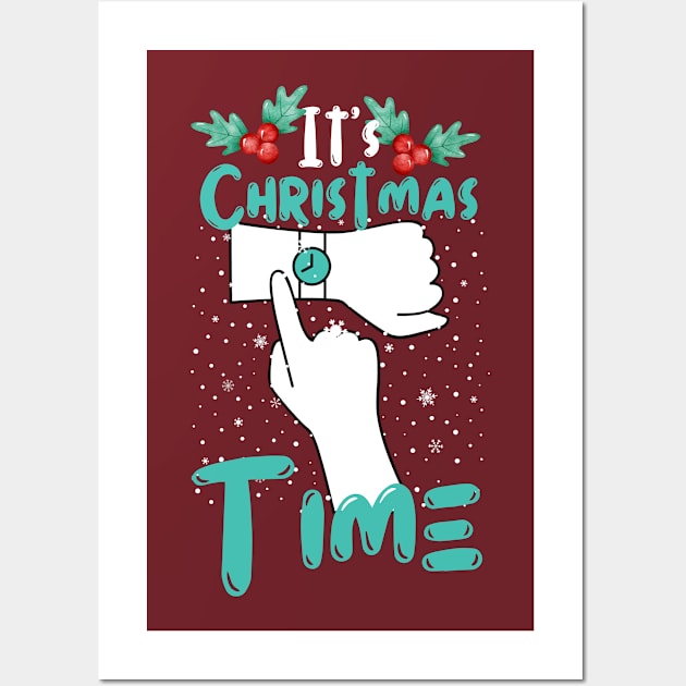 It's Christmas Time Wall Art by NICHE&NICHE